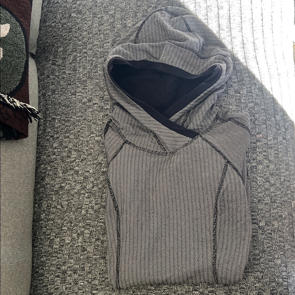 Lululemon Gray Hooded Sweatshirt